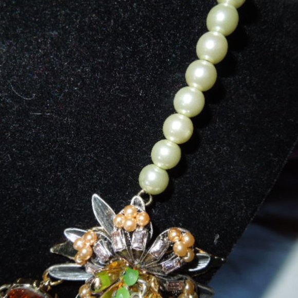 NWT Miriam Haskell Statement Necklace - Picture 3 of 12